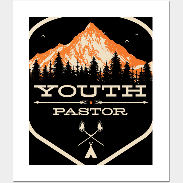 Youth Pastor design Camp Counselor graphic - Camp Staff print product Wall Art by Vector Deluxe